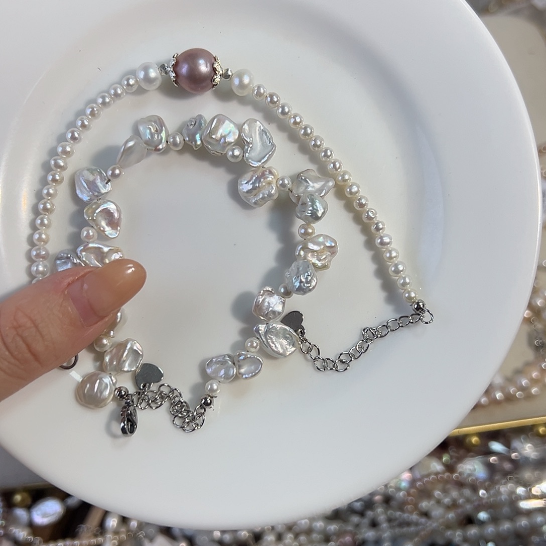 淡水珍珠钛钢天然淡水珍珠