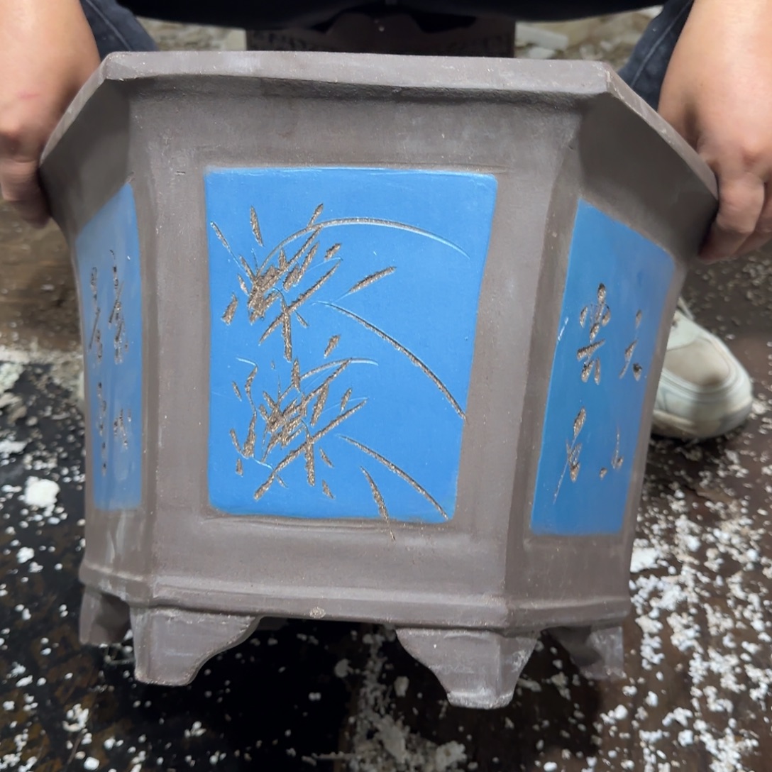 花盆紫砂口径33 29高度22