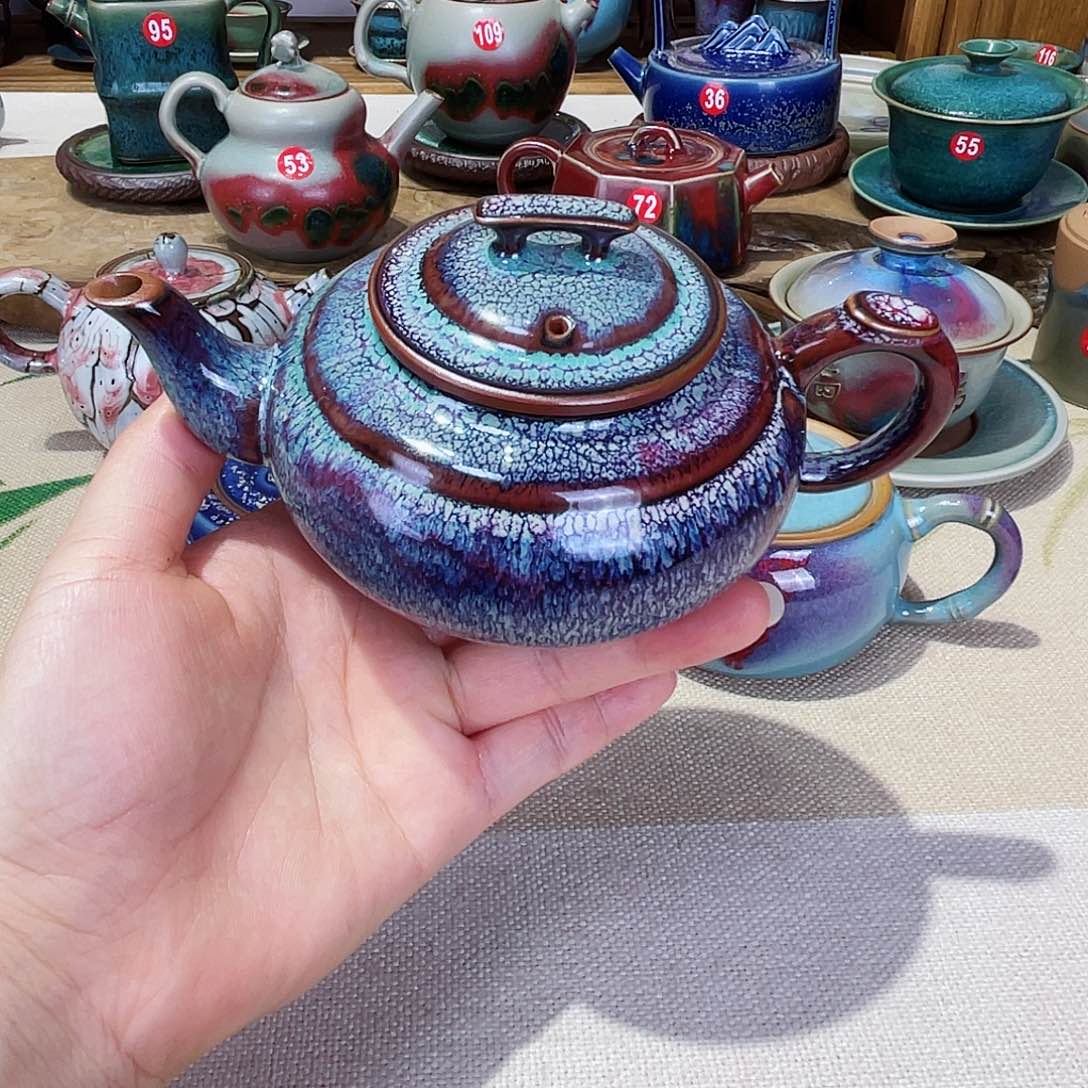 壶禹州钧瓷艺术作品