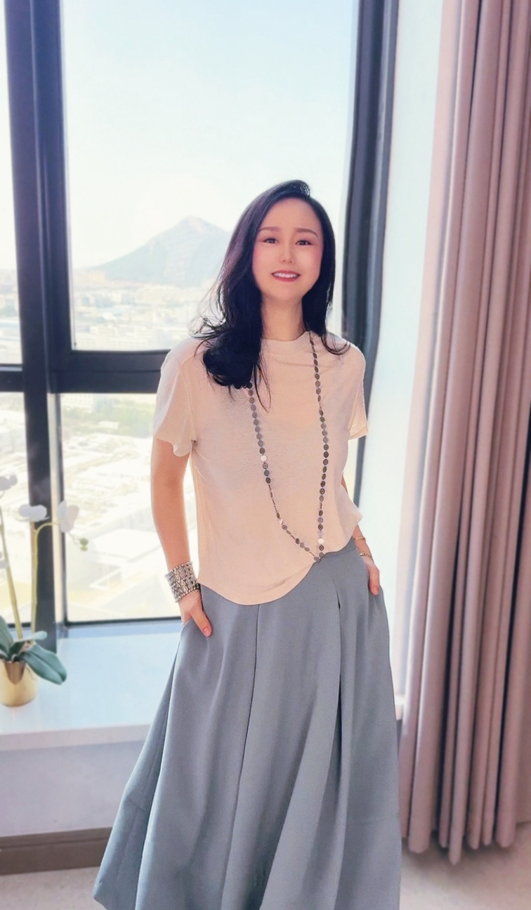 【林美枷】雾凇半裙皮筋要