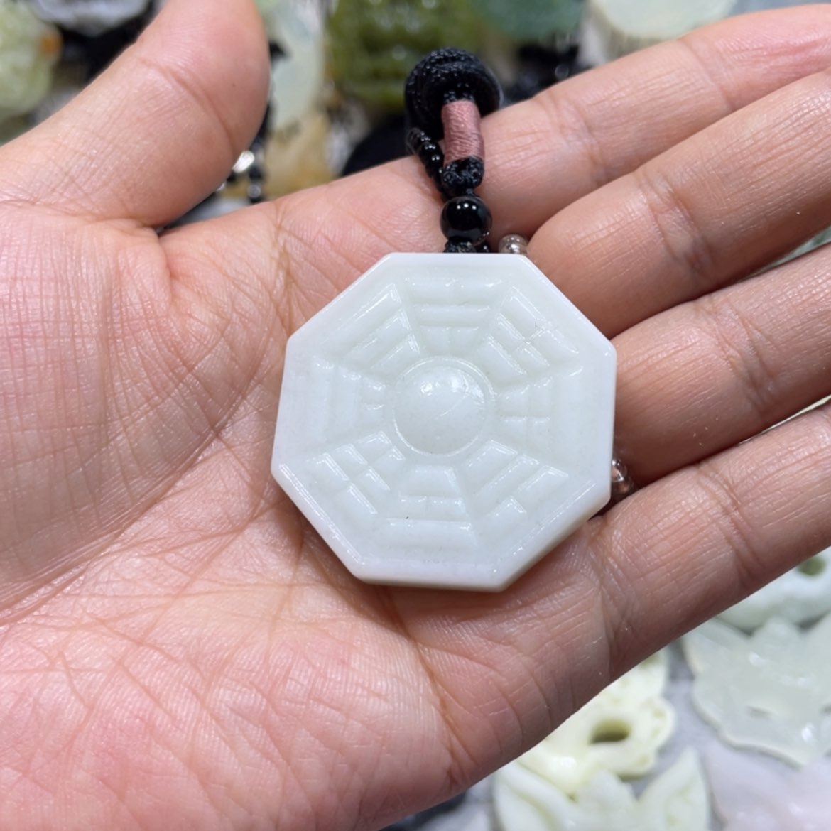 【闪购商品】岫玉未镶嵌颈饰124吊坠