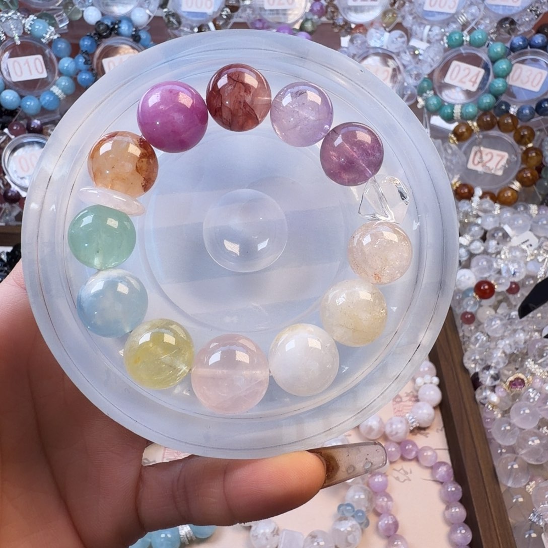 手链合金水晶多宝