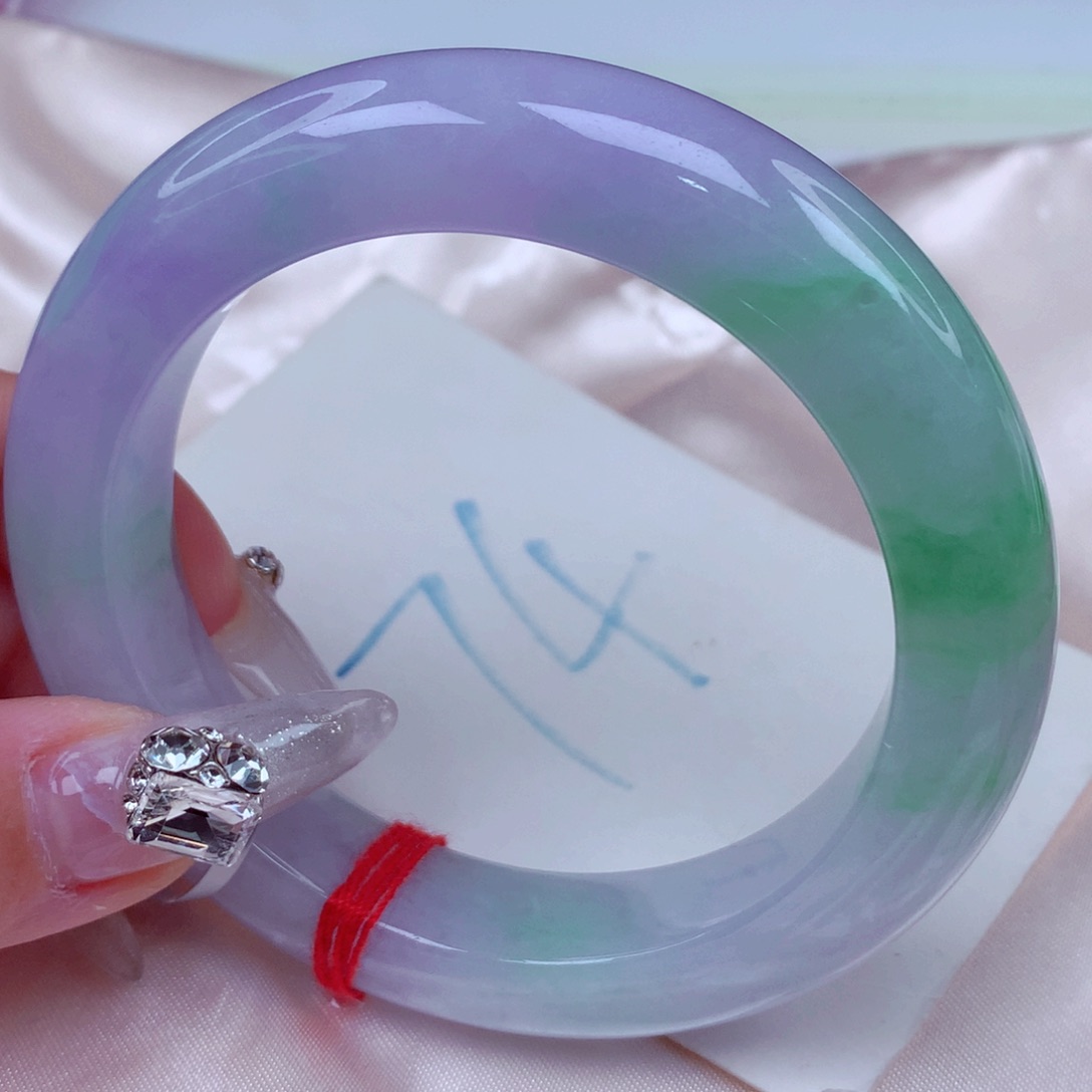 翡翠手镯未镶嵌天然缅甸翡翠A货手镯