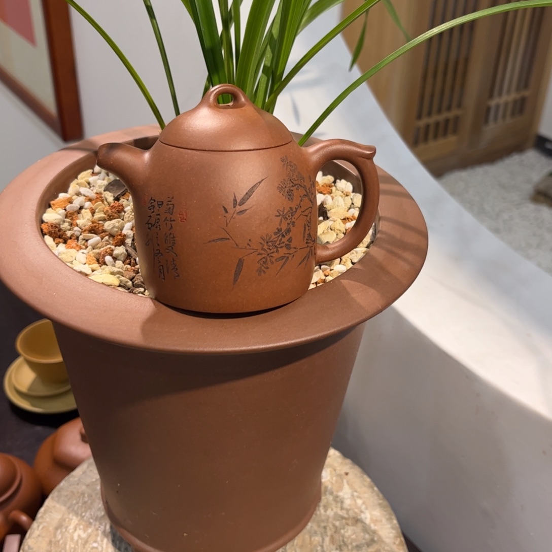 紫砂茶壶然紫砂 原矿泥料