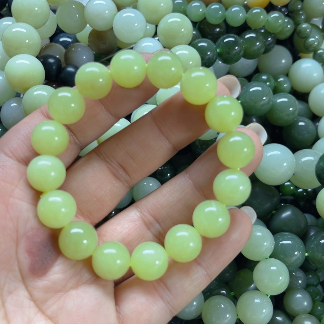 和田玉手链未镶嵌