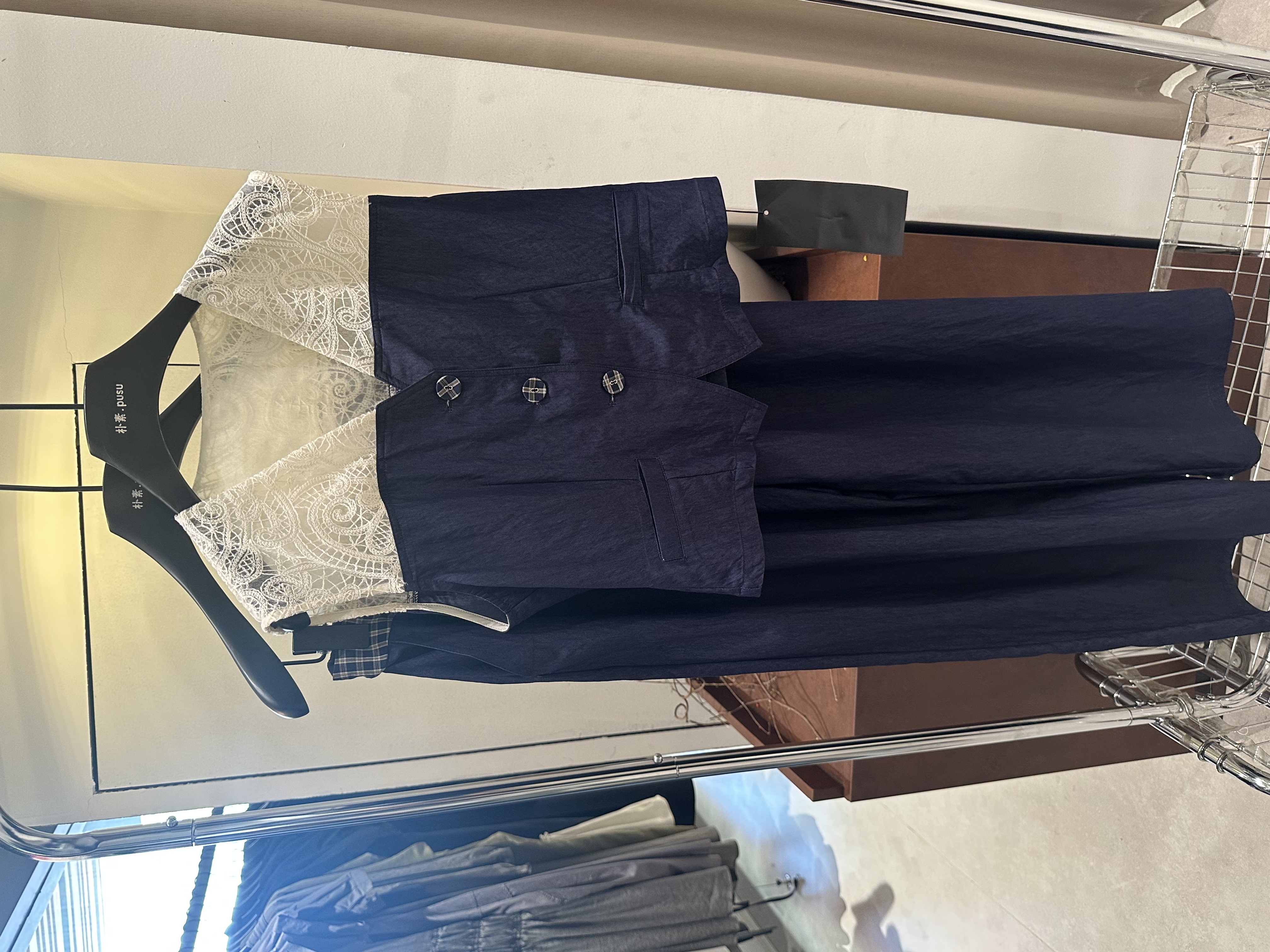 【木朴素套装25】韩版百搭宽松休闲时尚牛仔套装5237