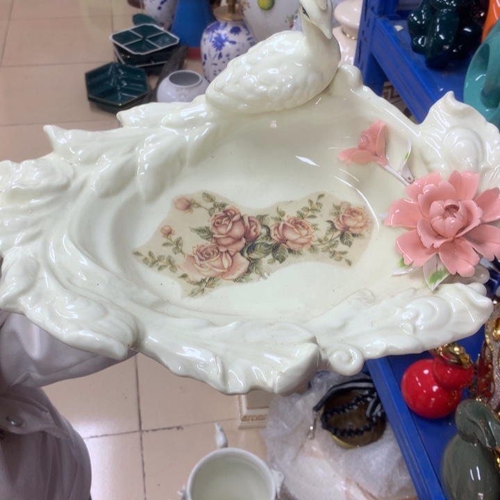 摆件微瑕陶瓷介意勿拍