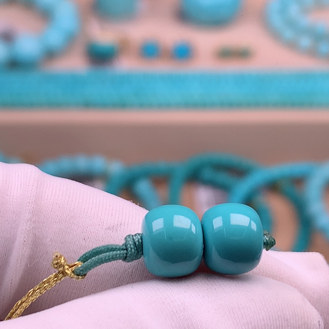 绿松石未镶嵌珠宝奇石8.4mm