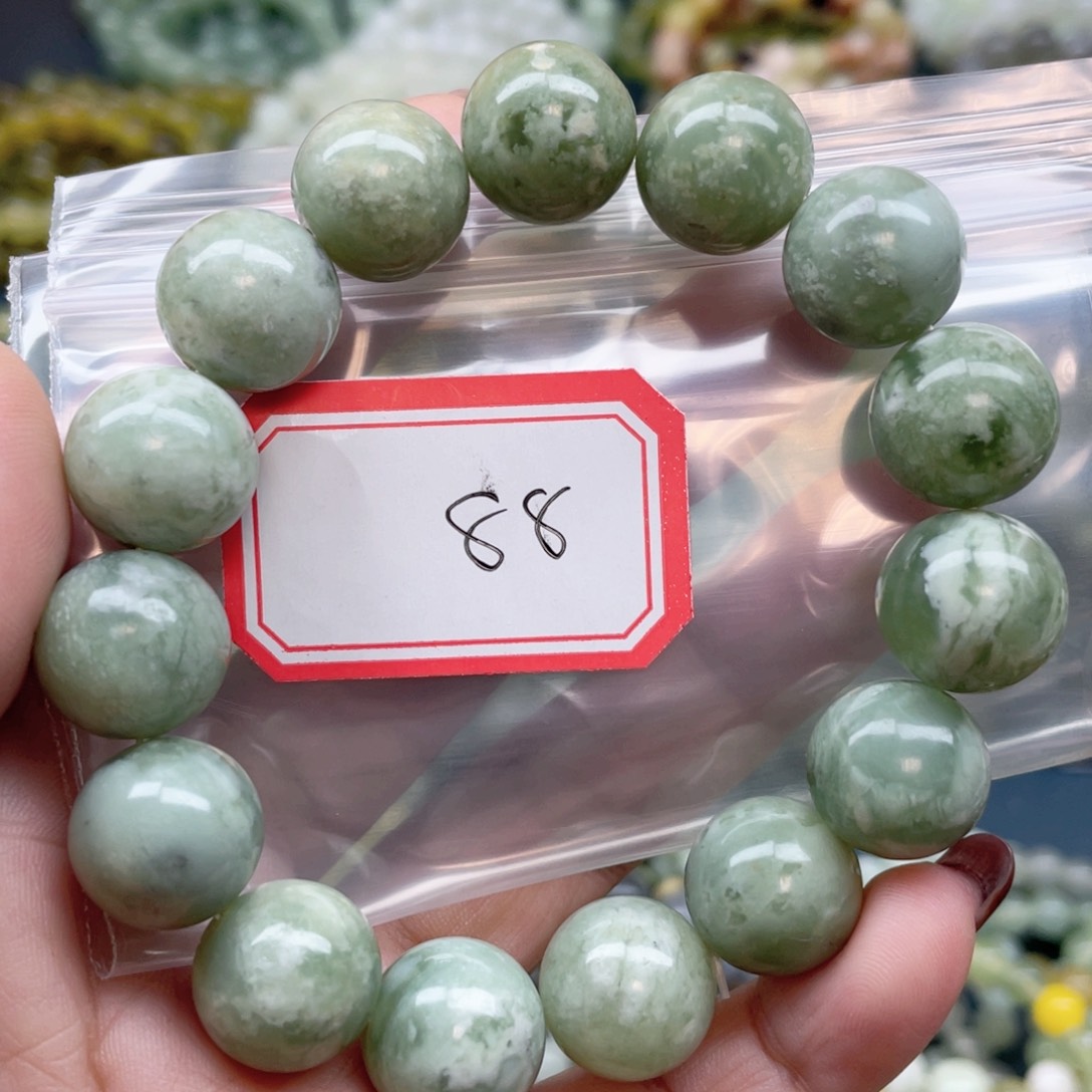 未镶嵌蛇纹石玉手串