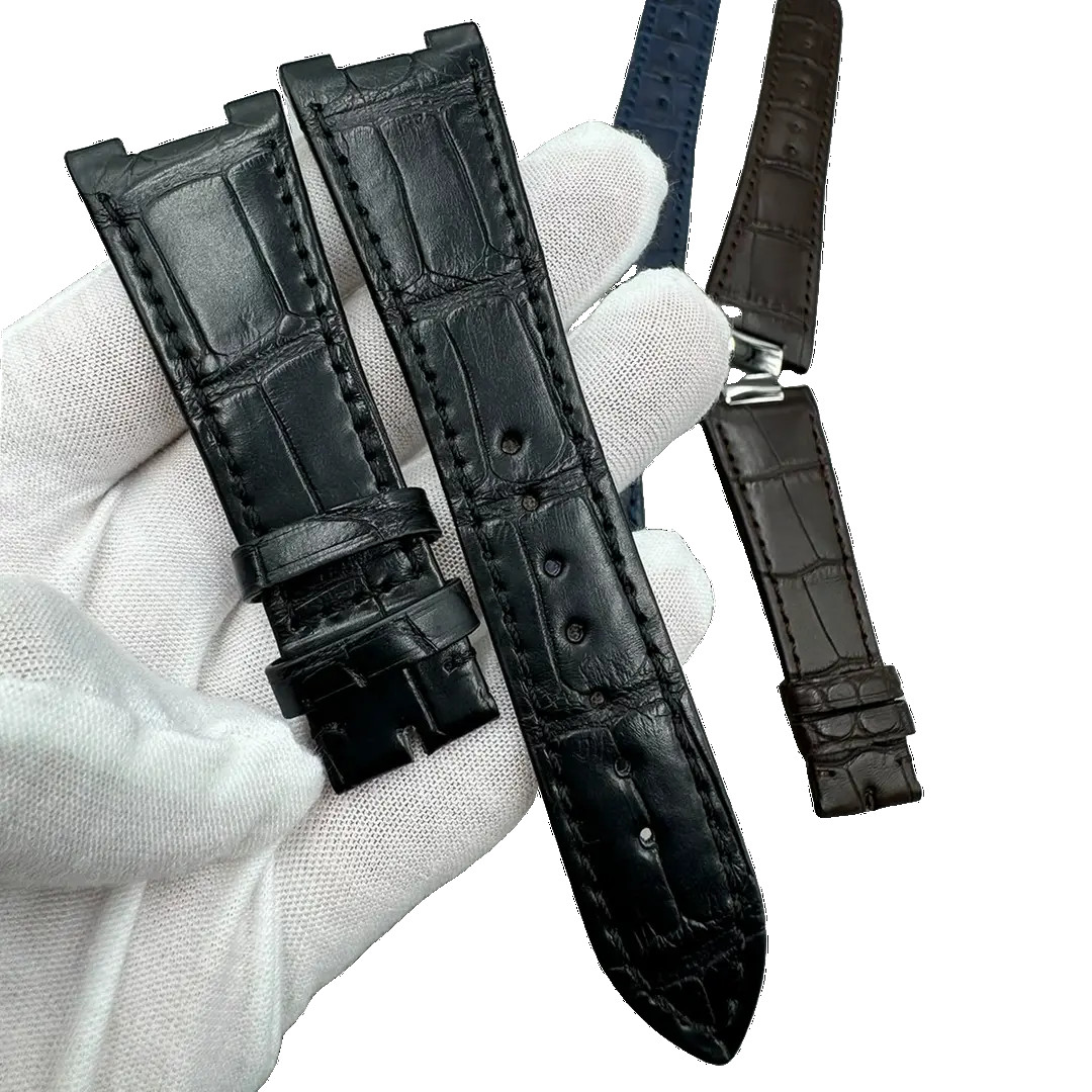 皮表带代用PP百达翡丽5721R手表带真皮表带男