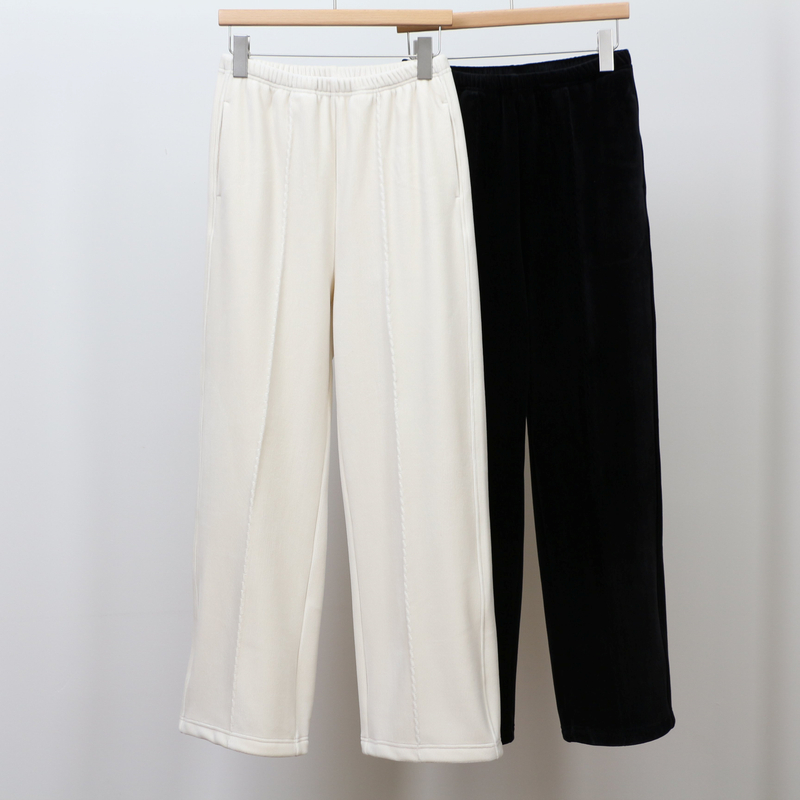 【子溪说衣】垂顺感裤子白色百搭显瘦休闲加绒裤HE-25E87