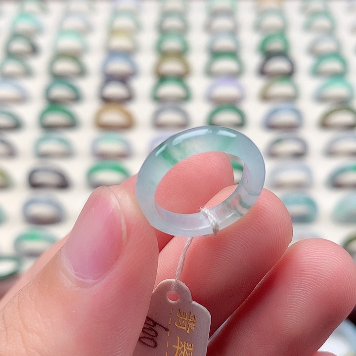 翡翠戒指未镶嵌6号