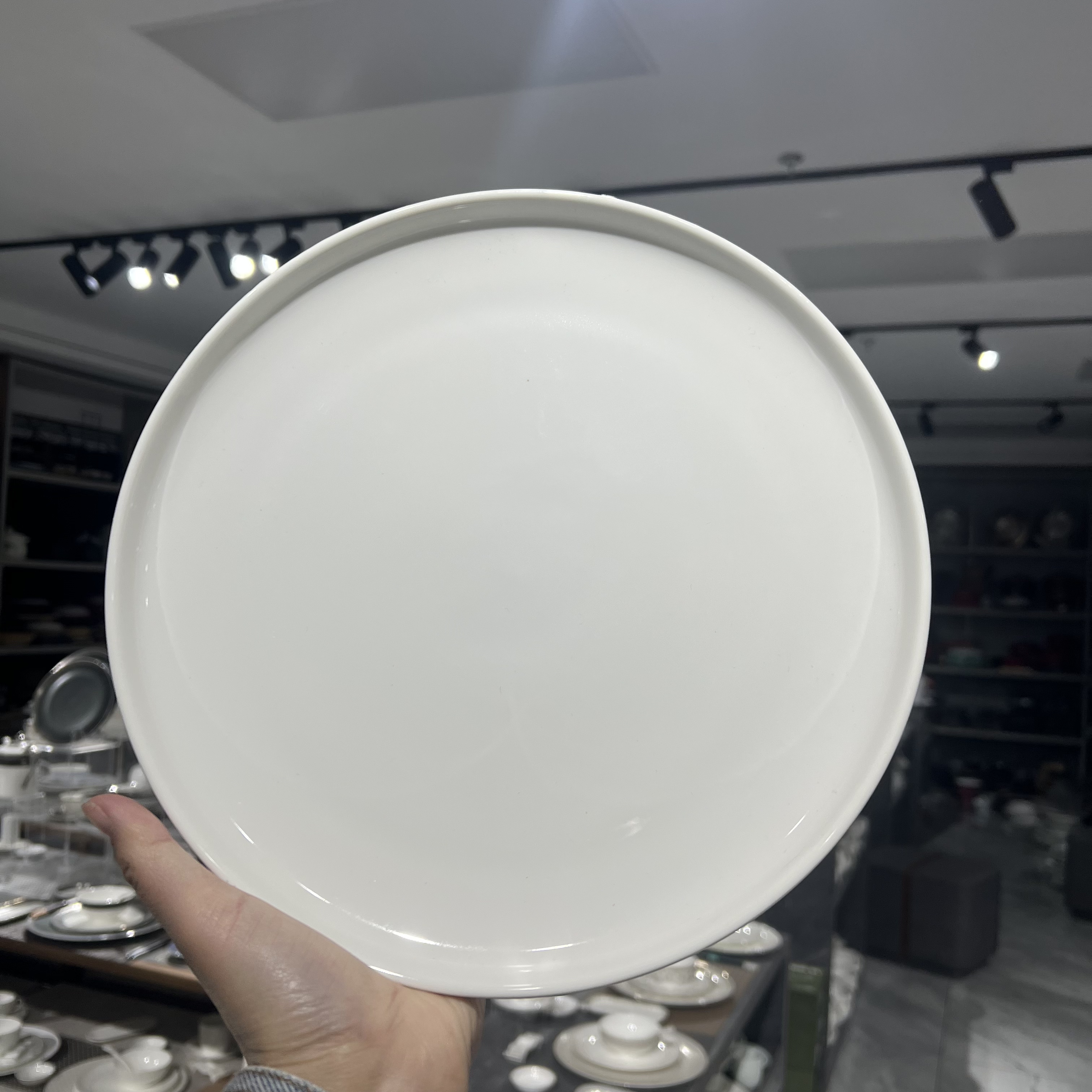 陶瓷圆浅盘多功能盘