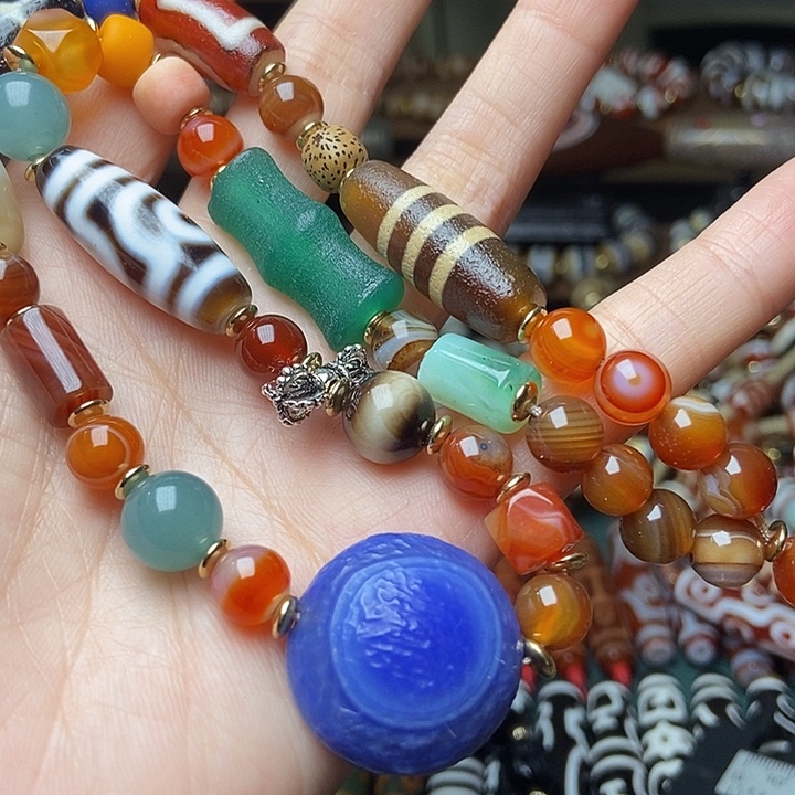 玛瑙/玉髓未镶嵌手链