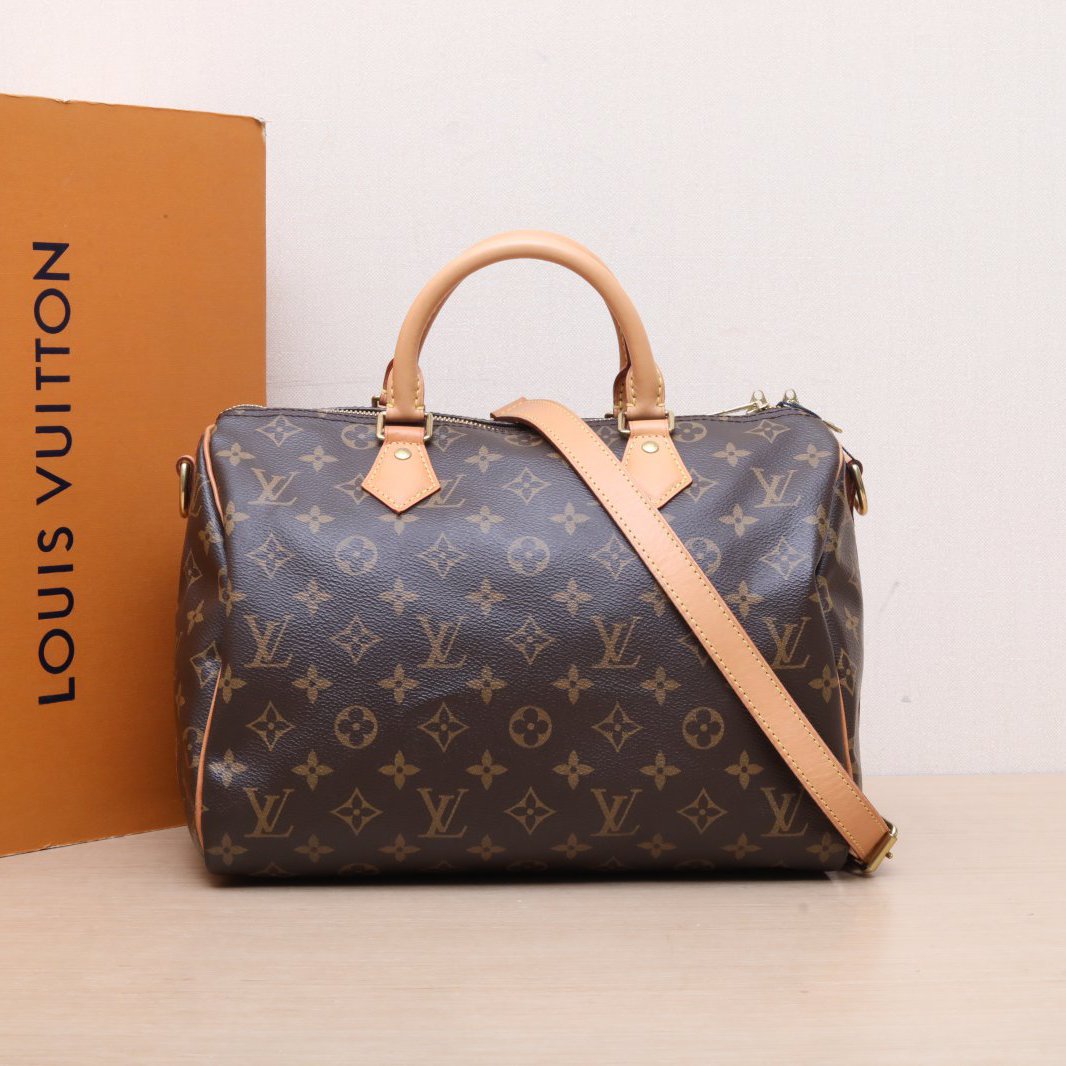 95新 LouisVuitton/路易威登 小花姑姑664041Speedy 30 配肩带
