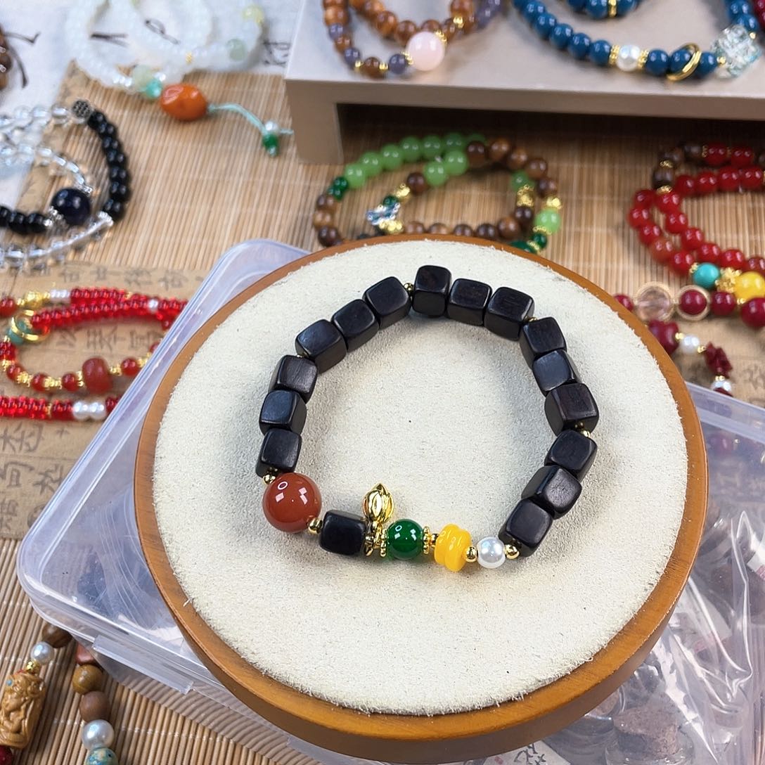 南红玛瑙手饰银S925镀金镶嵌