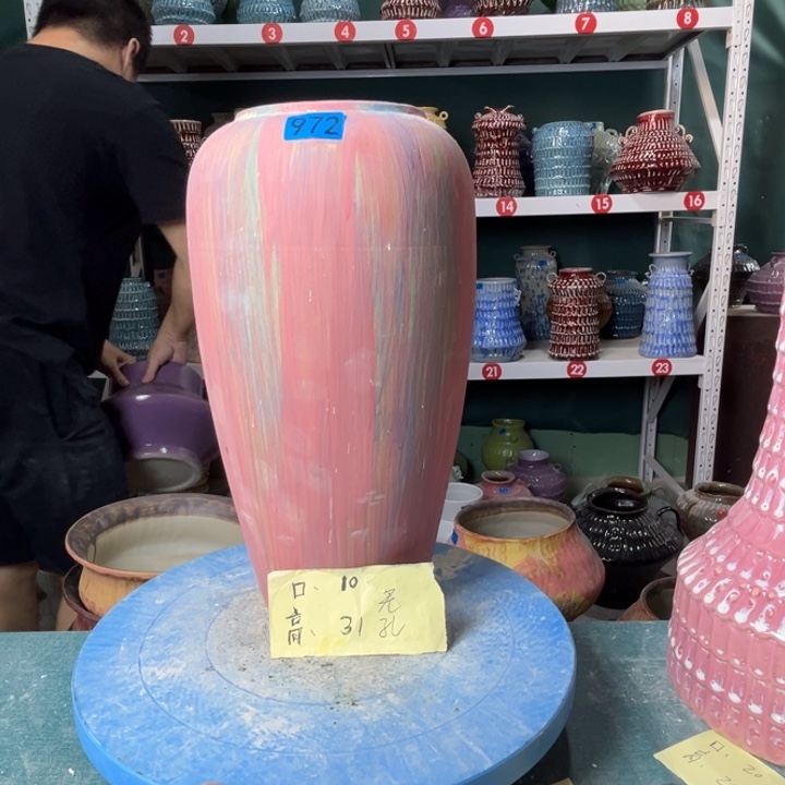 景德镇陶瓷花盆花器972