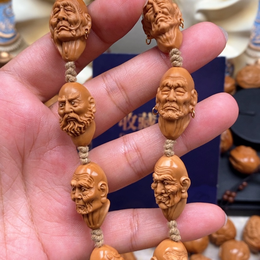 【闪购商品】橄榄核手串橄榄手工雕刻工艺