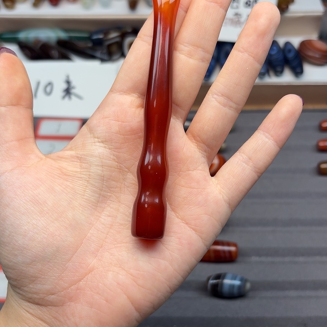 侑***师玛瑙/玉髓合金珠宝半成品