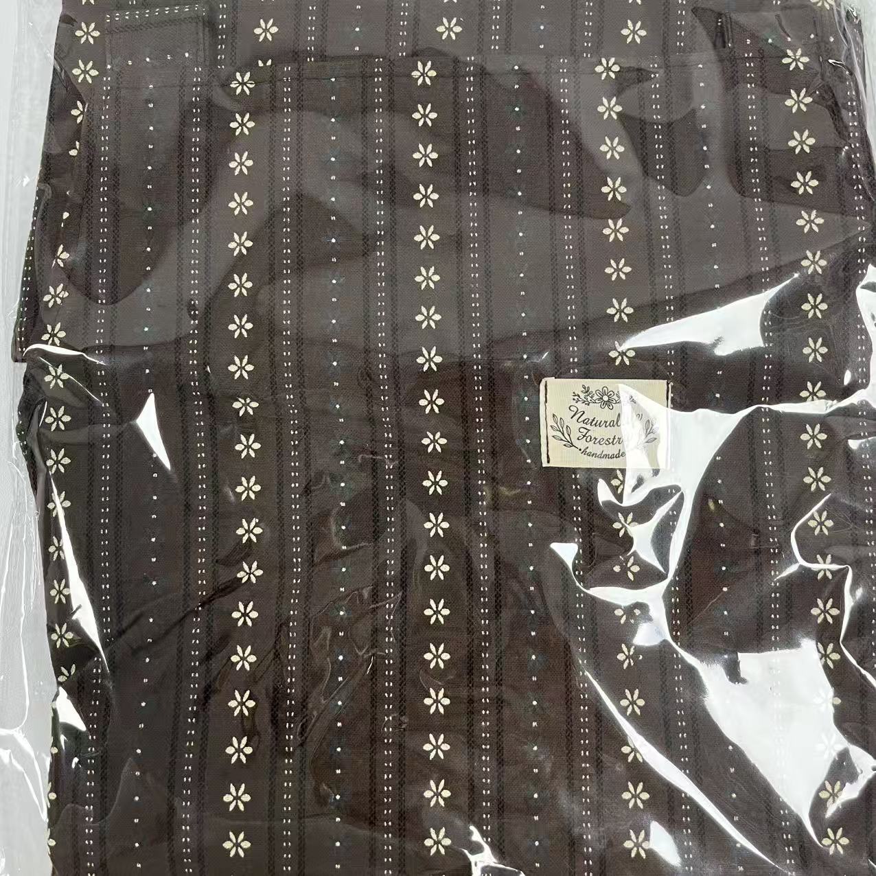  【若兰】围裙 15号  花条-咖