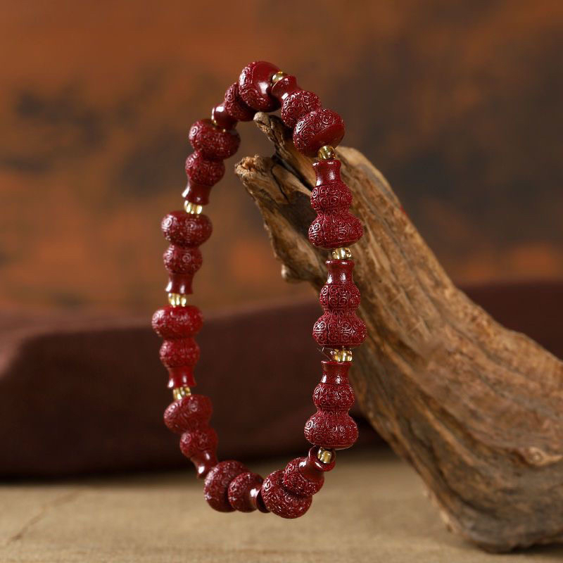 天然辰砂HSMY-1089手串（无礼盒）