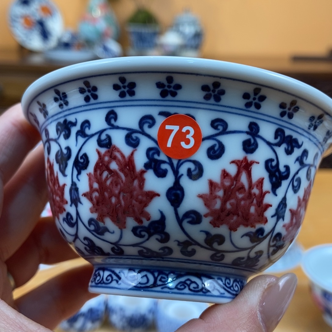 手绘现代茶具非古董