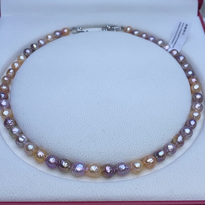 淡水珍珠项链未镶嵌7-8mm