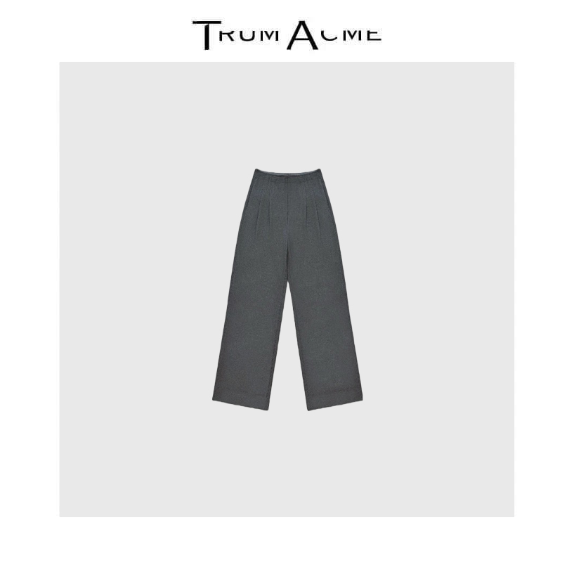 TrumAcme~2025秋季新款高腰显瘦直筒裤立体剪裁休闲西装裤百搭女