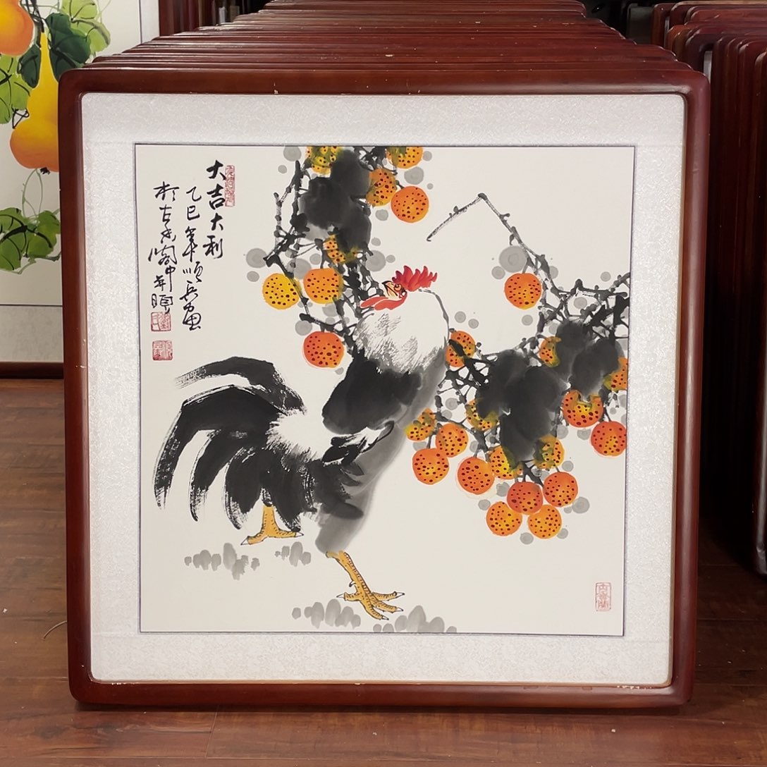 国画带框尺寸63*63厘米