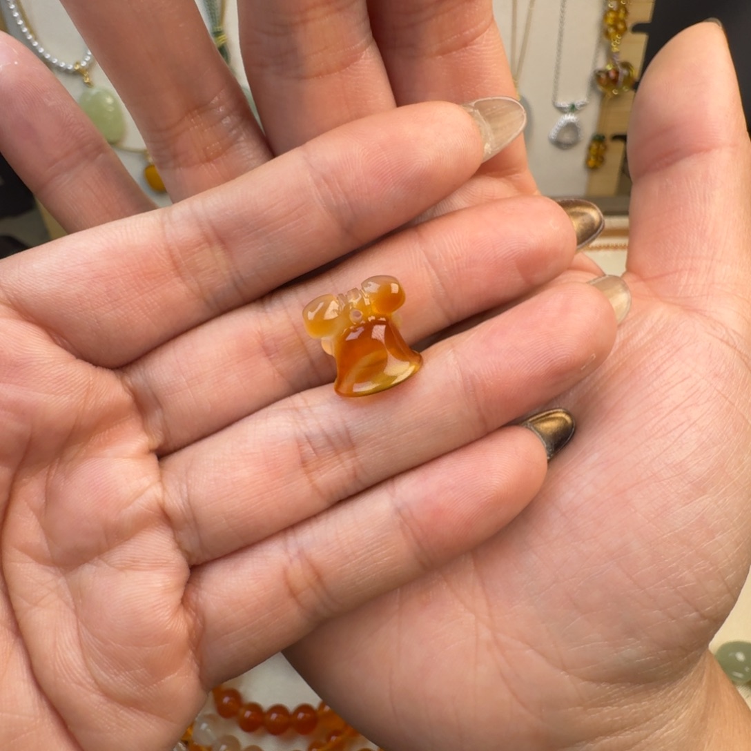 玛瑙/玉髓未镶嵌吊坠(不含链)