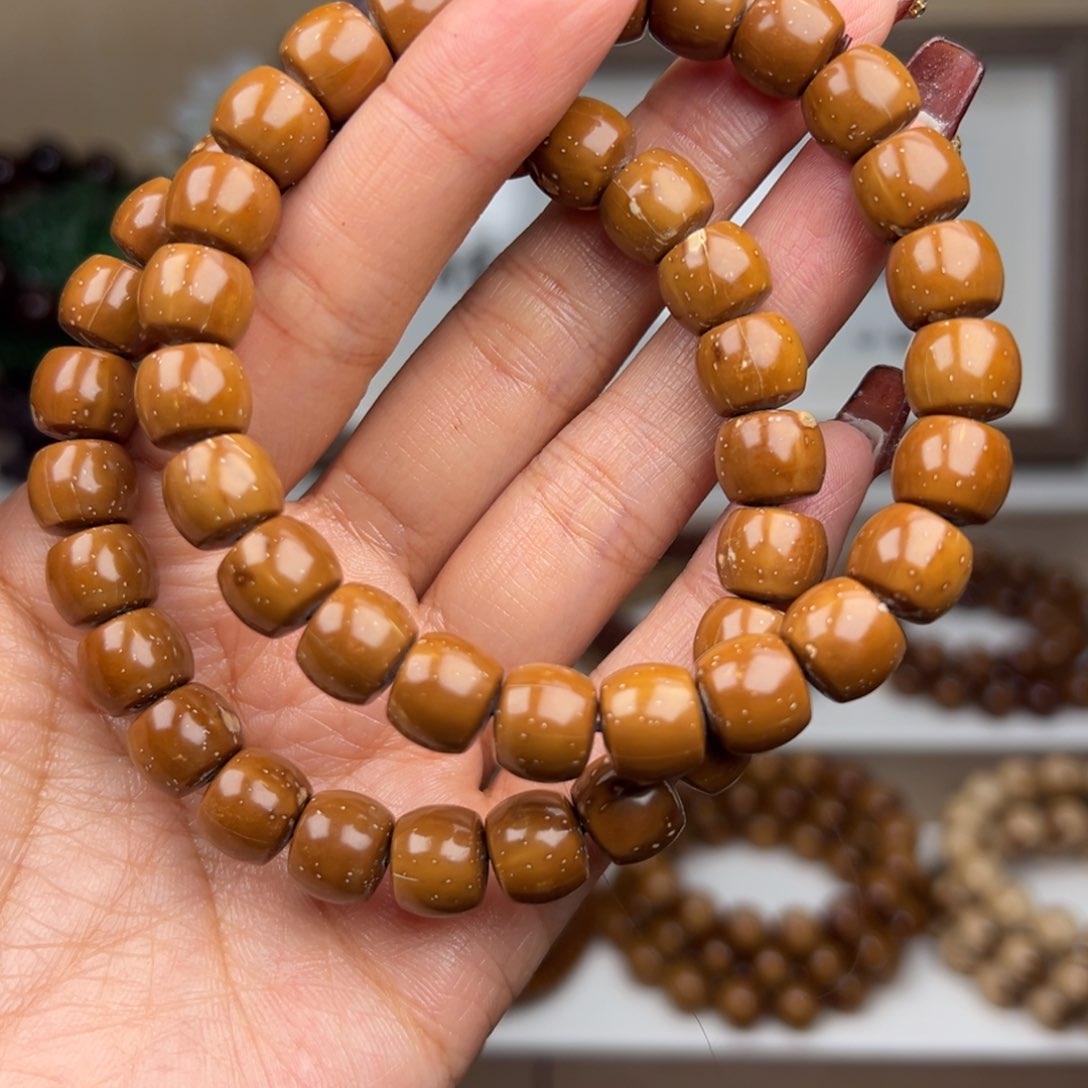 紫金鼠手串卡10实心直切 瑕疵款