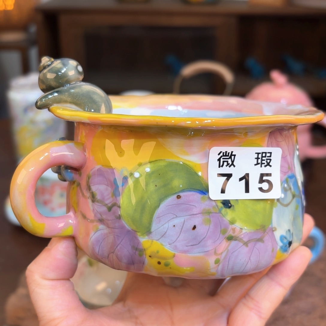 景德镇手绘高温釉下彩陶瓷茶具