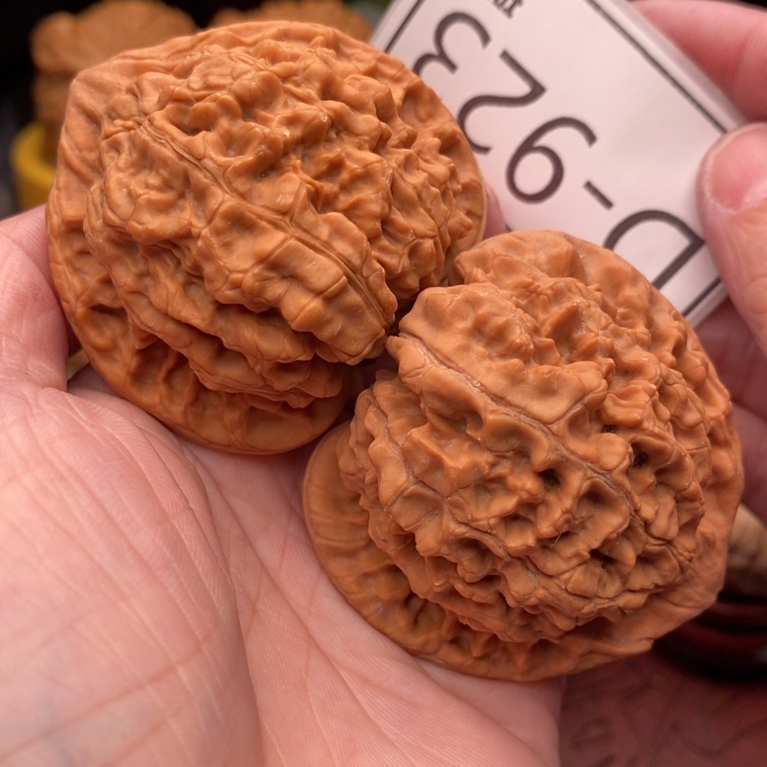 文玩核桃把件官帽50