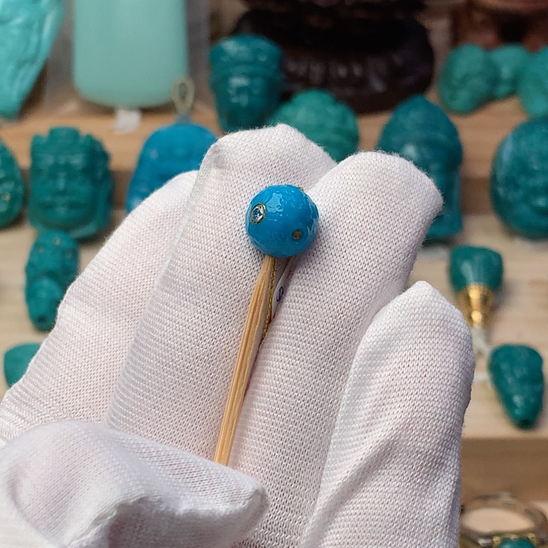 绿松石珠宝奇石未镶嵌