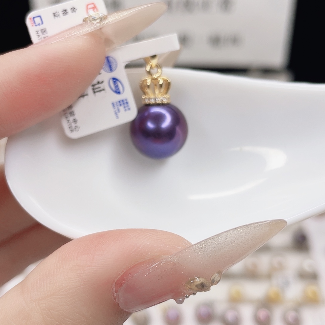 淡水珍珠吊坠(赠链)合金