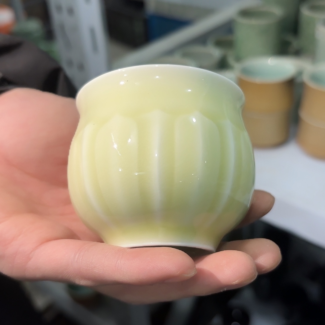龙泉云间青瓷小米茶器