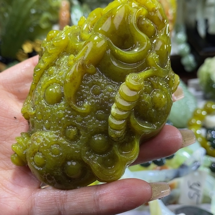 岫玉岫玉手把未镶嵌