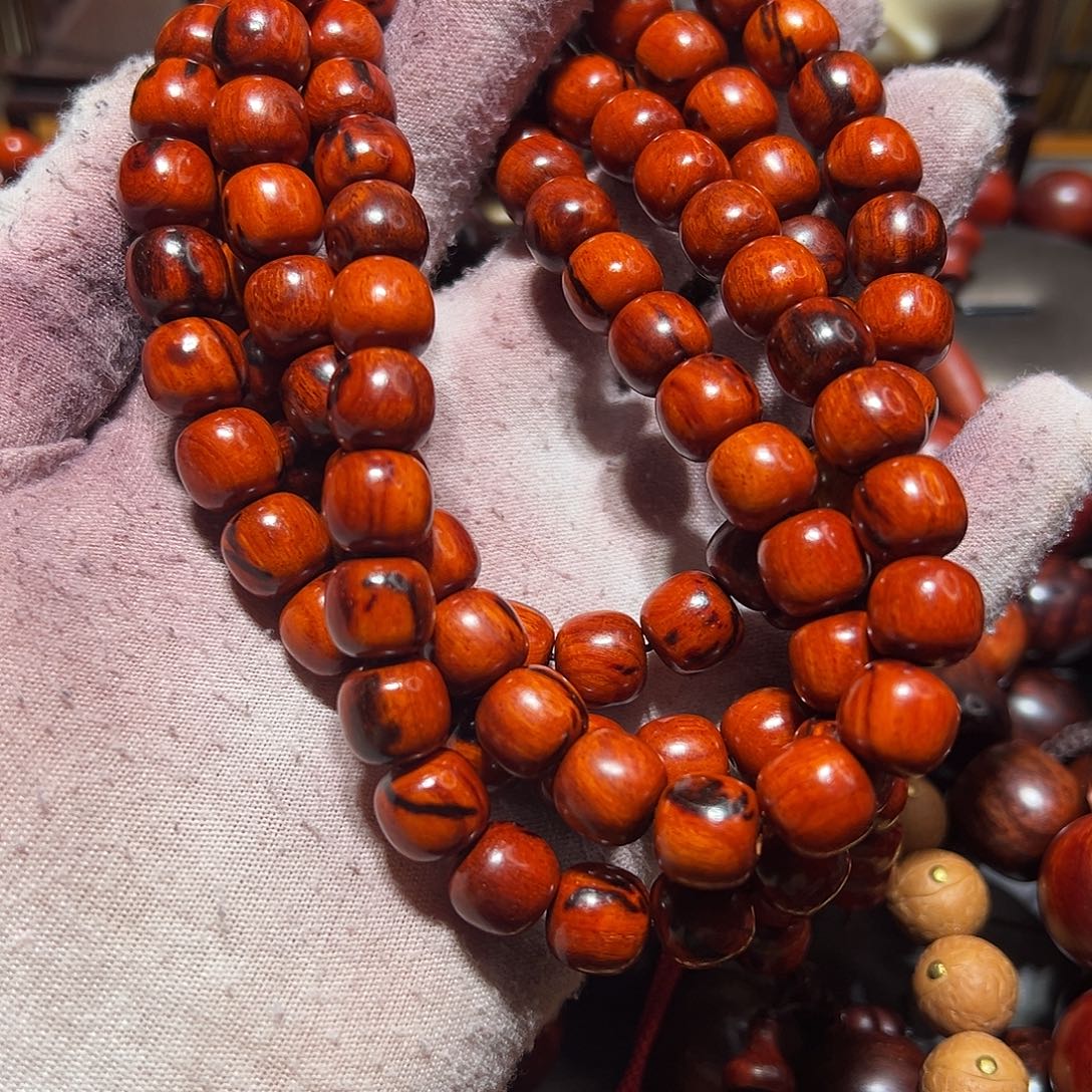 海***杆木1.0x1.1老型珠108火焰带瘤疤