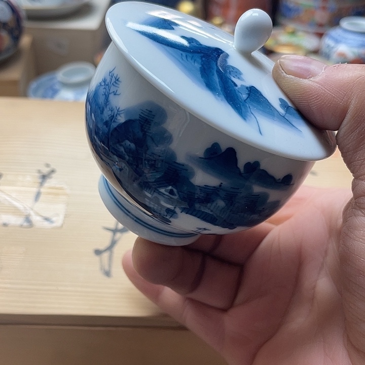 小***子瓷片001 一人直播，看品直播间说序号