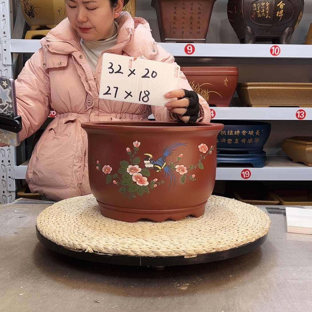 紫砂花盆紫砂花盆