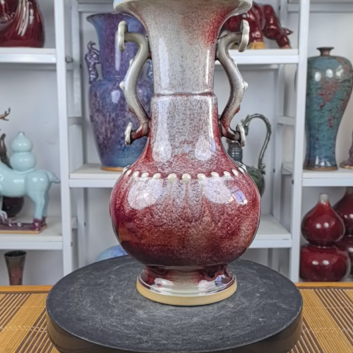 摆件钧瓷摆件神后镇钧瓷