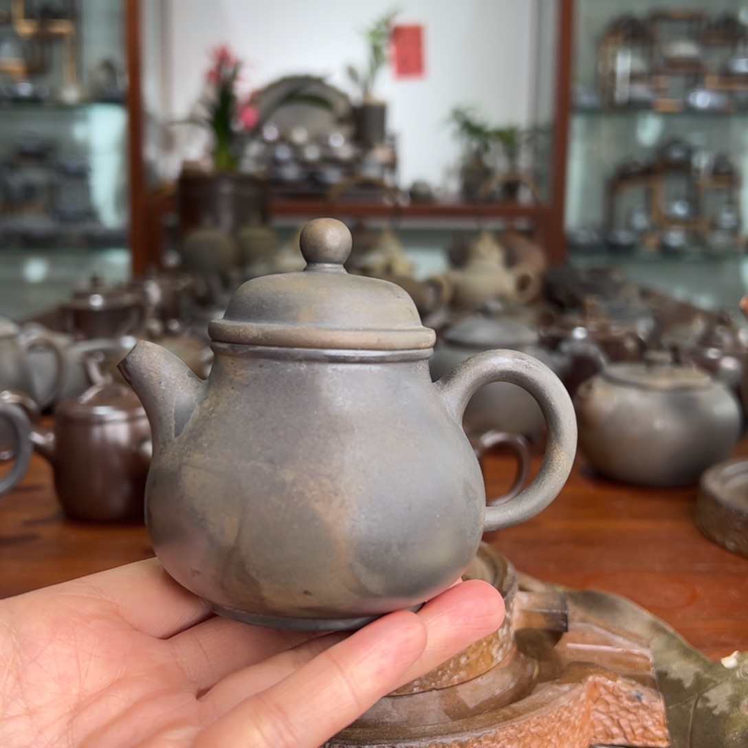 贵台龙窑柴烧茶壶A12