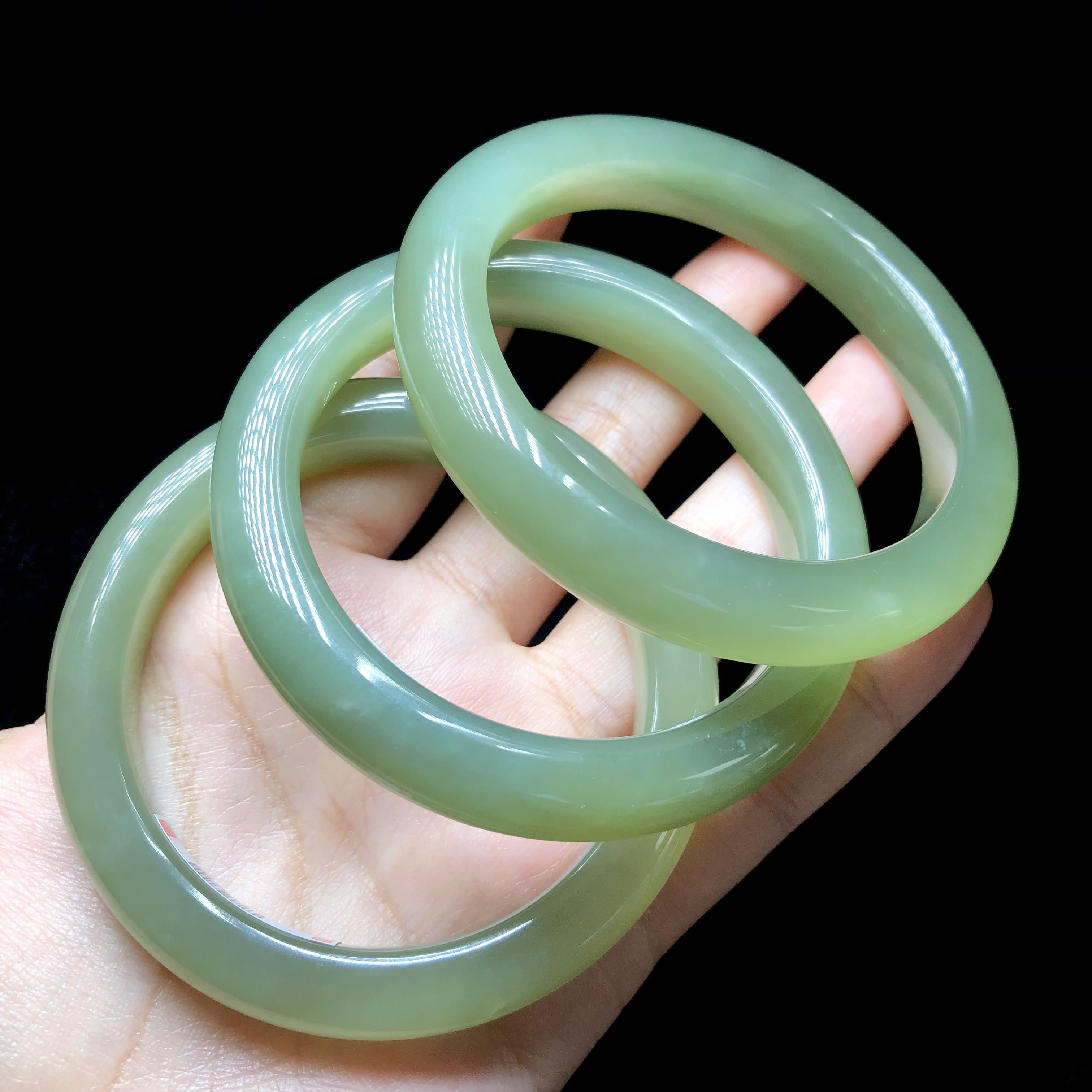 【云上好物】和田玉手镯-多样性发其一-11.5×9.5mm-DS22465-13（JG）