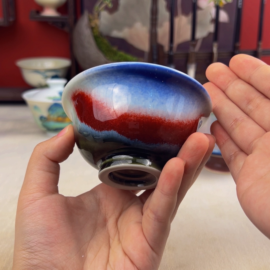 杯子纯手工柴烧主人杯