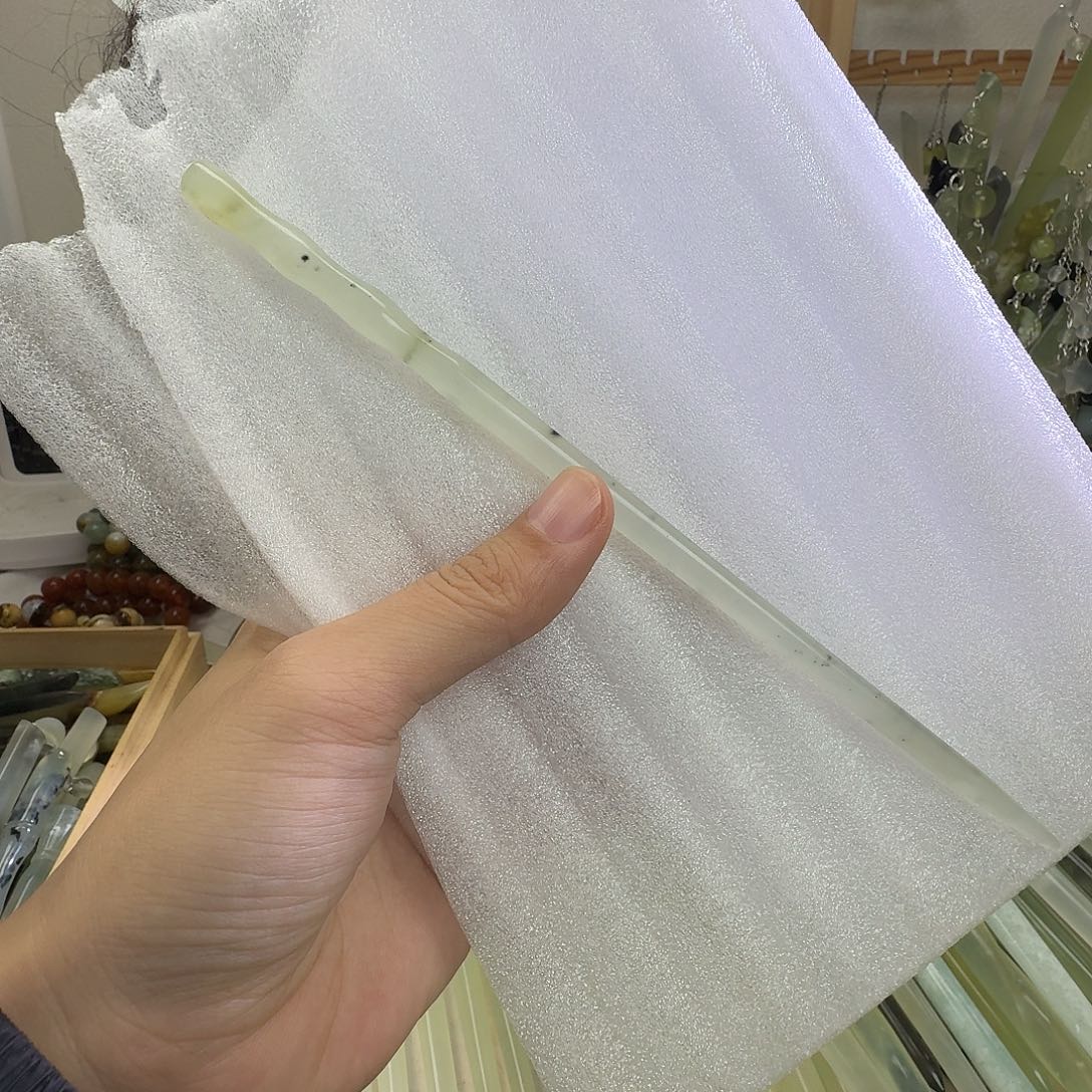 蛇纹石玉合金发饰