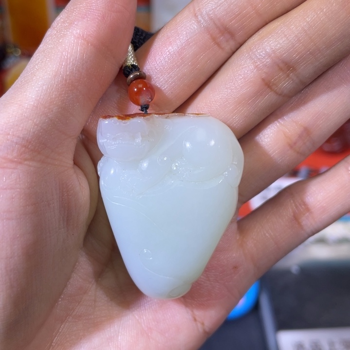 和田玉未镶嵌挂件沧****。