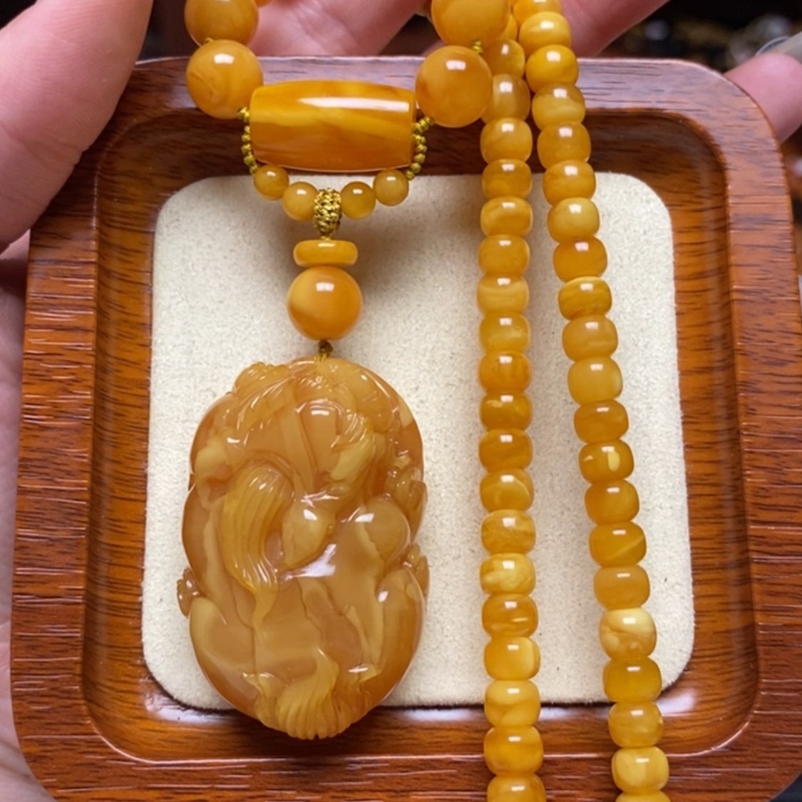 【闪购商品】蜜蜡颈饰未镶嵌项链