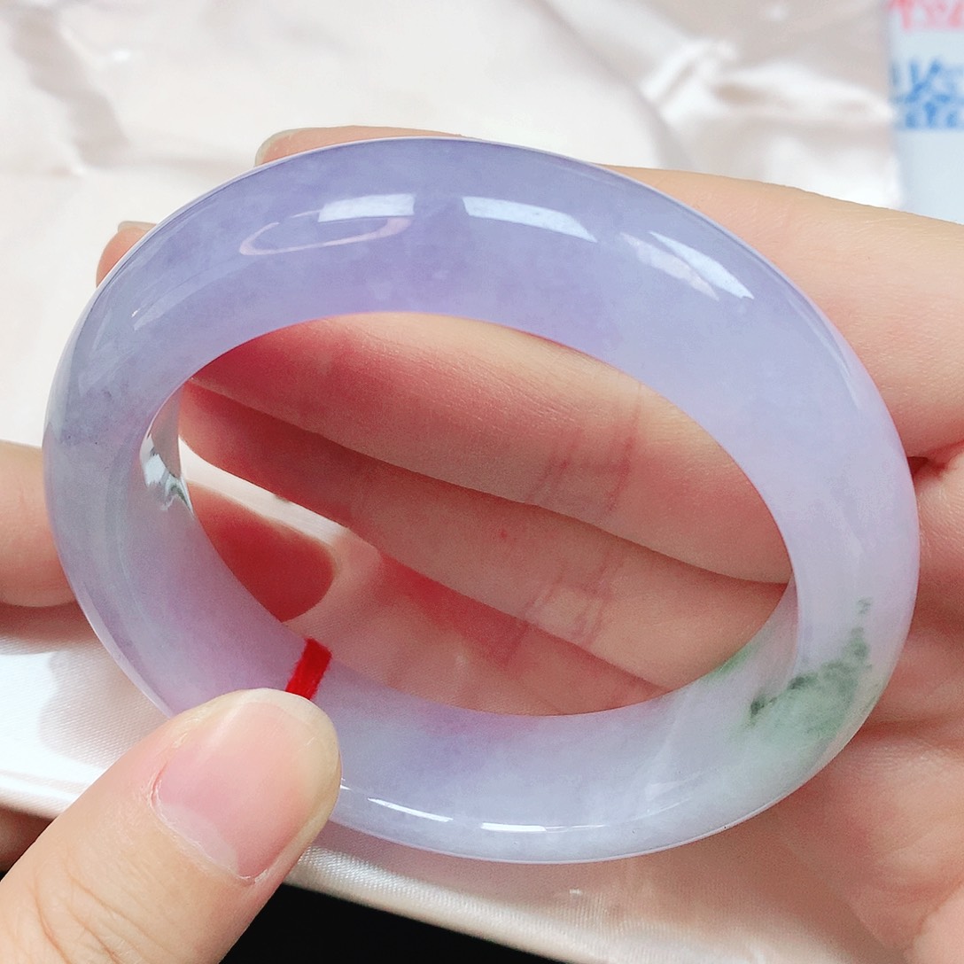 翡翠未镶嵌手镯抖音101