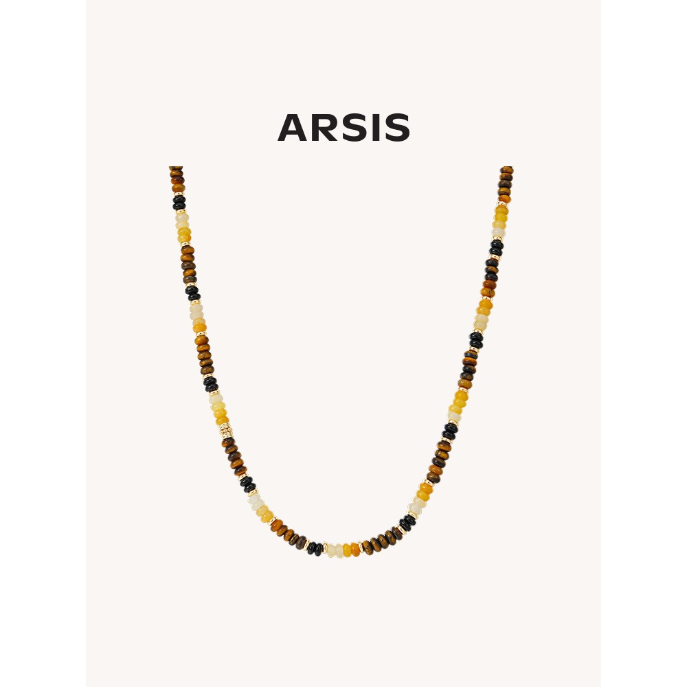 ARSIS秘密花园彩虹守护美拉德多巴胺串珠项链秋冬小众