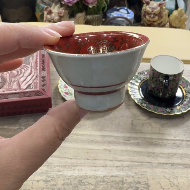 陶瓷古美术置物摆件